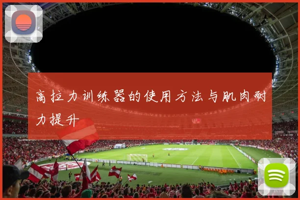 高拉力训练器的使用方法与肌肉耐力提升